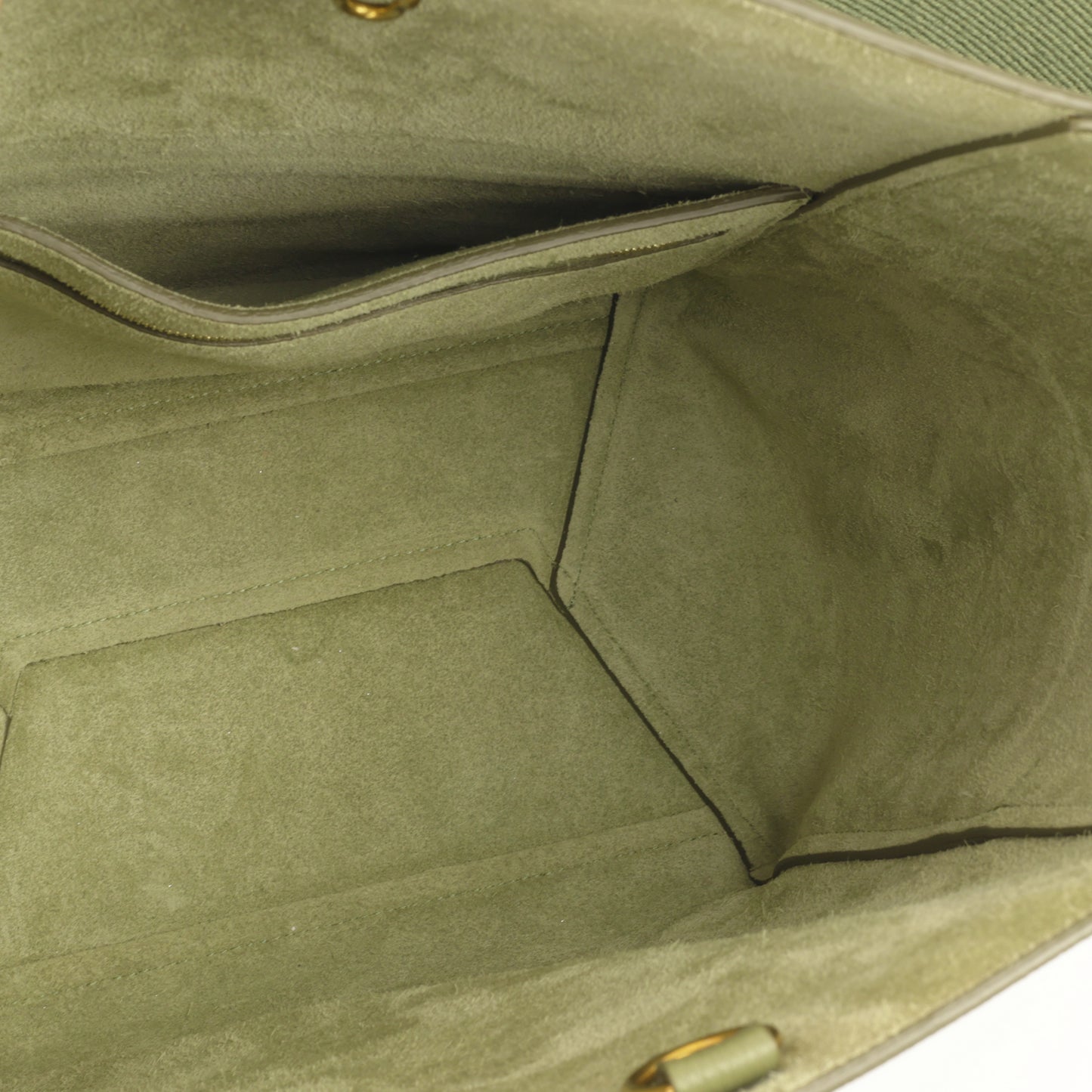 Celine Celine - Sangle Bucket Bag - Sage Green Calfskin GHW -