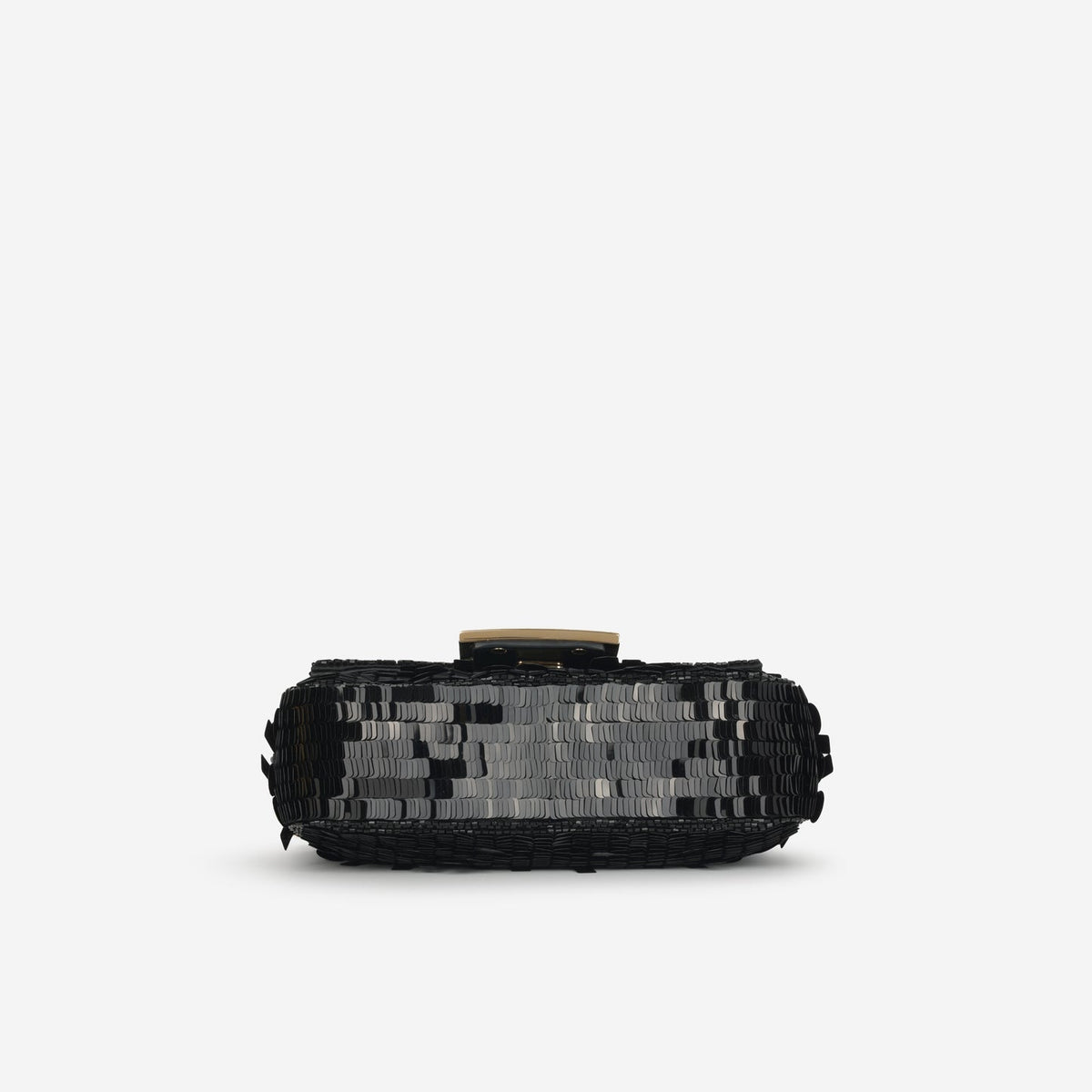 Fendi Fendi - Baguette Chain Mini - Black Sequin Paillets GHW -