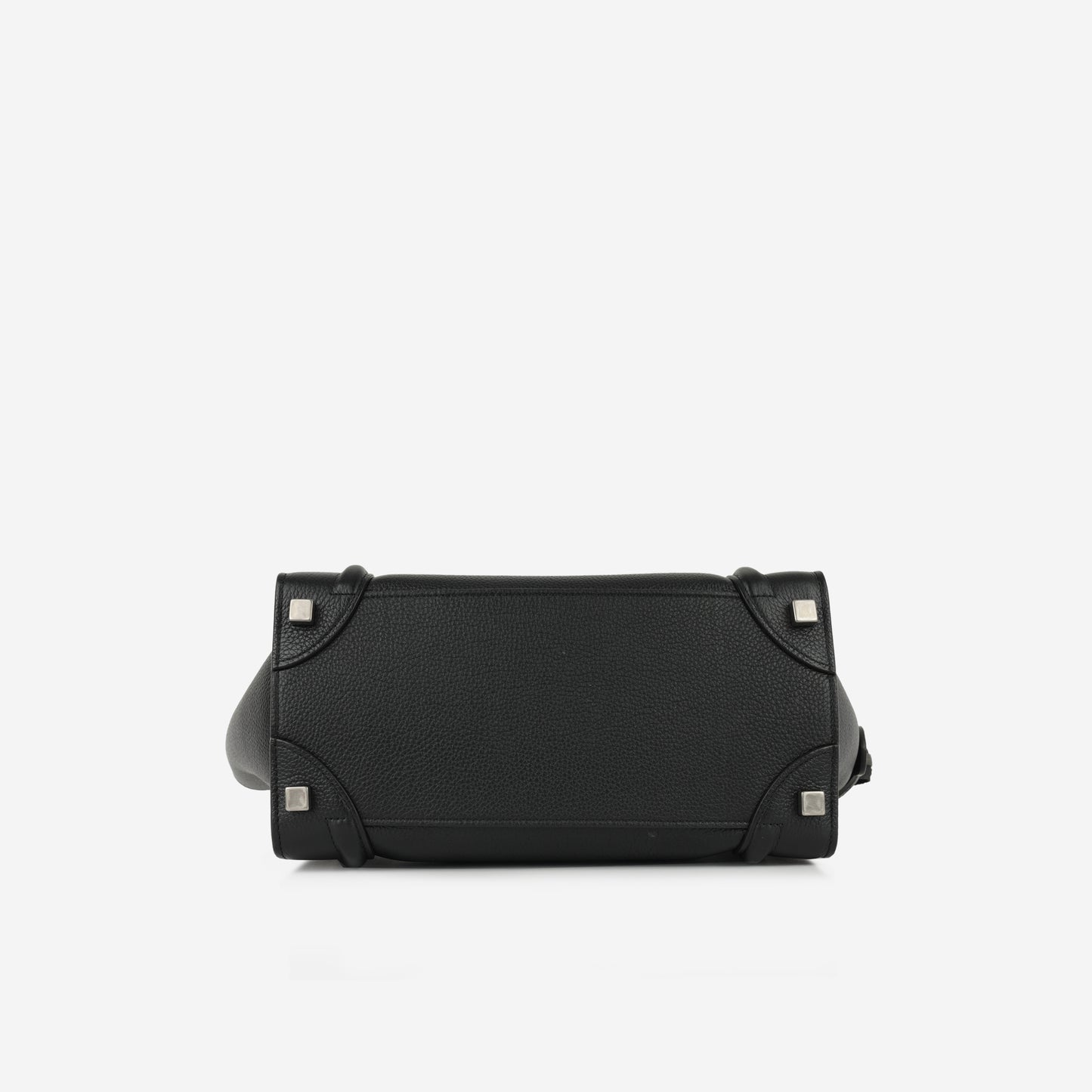 Celine Celine - Micro Luggage Tote - Black Calfskin SHW -