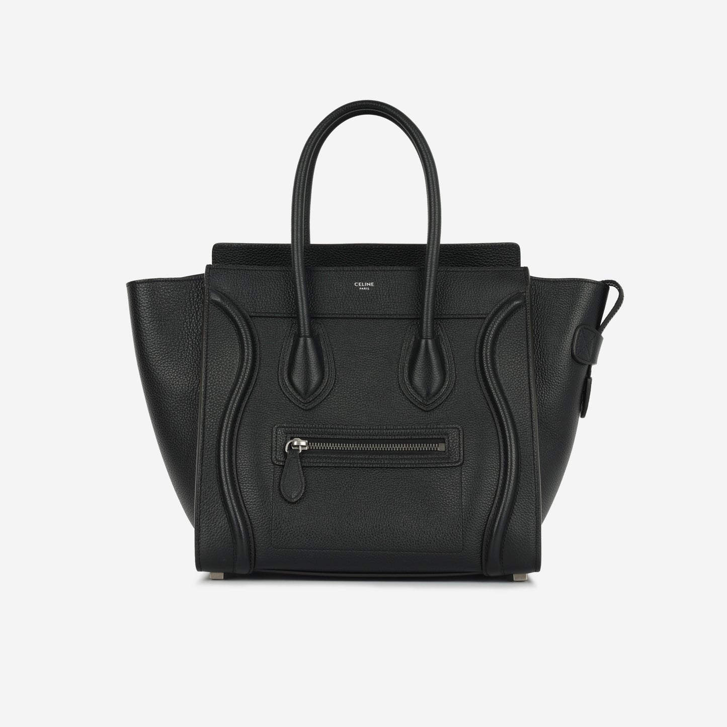 Celine Celine - Micro Luggage Tote - Black Calfskin SHW -