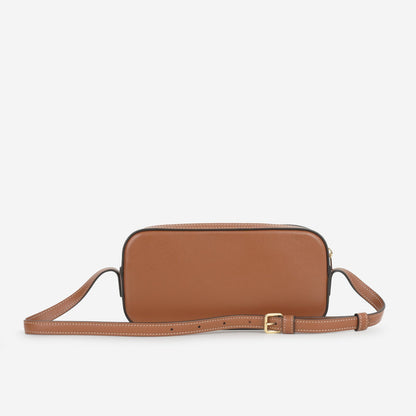 Celine - Mini Cuir Triomphe Camera Bag - Tan Smooth Calfskin GHW - Un