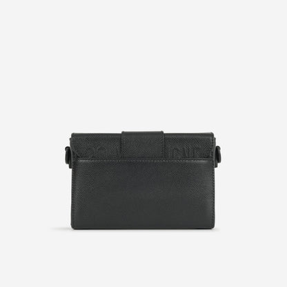 Dior 30 Montaigne Black Grained Calfskin BHW