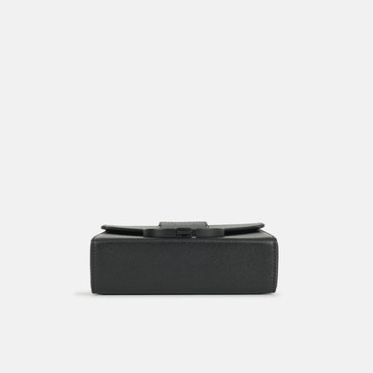 Dior 30 Montaigne Black Grained Calfskin BHW