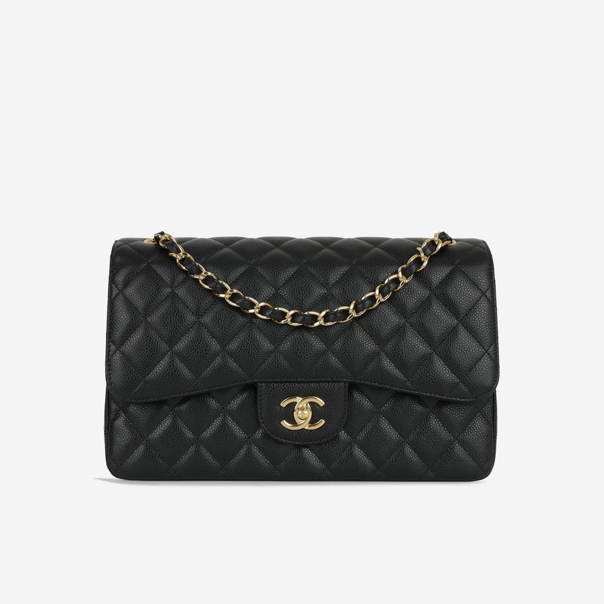 Chanel Chanel - Jumbo Classic Flap - Black Caviar GHW - 2020 -