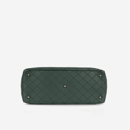 Chanel CC Pocket Tote Teal Calfskin RHW