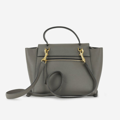 Celine - Micro Belt Bag - Grey Calfskin GHW -