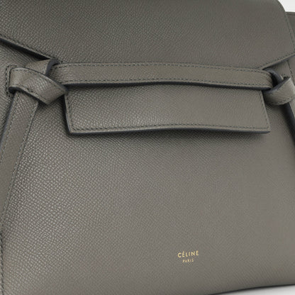 Celine - Micro Belt Bag - Grey Calfskin GHW -