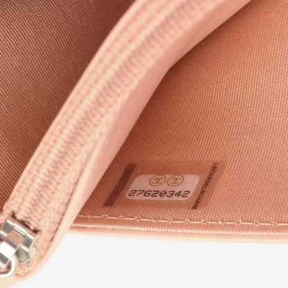 Chanel Camellia WOC Peach Lambskin SHW