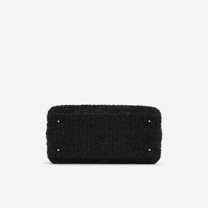 Dior Lady Dior Black Mixed Tweed CGHW