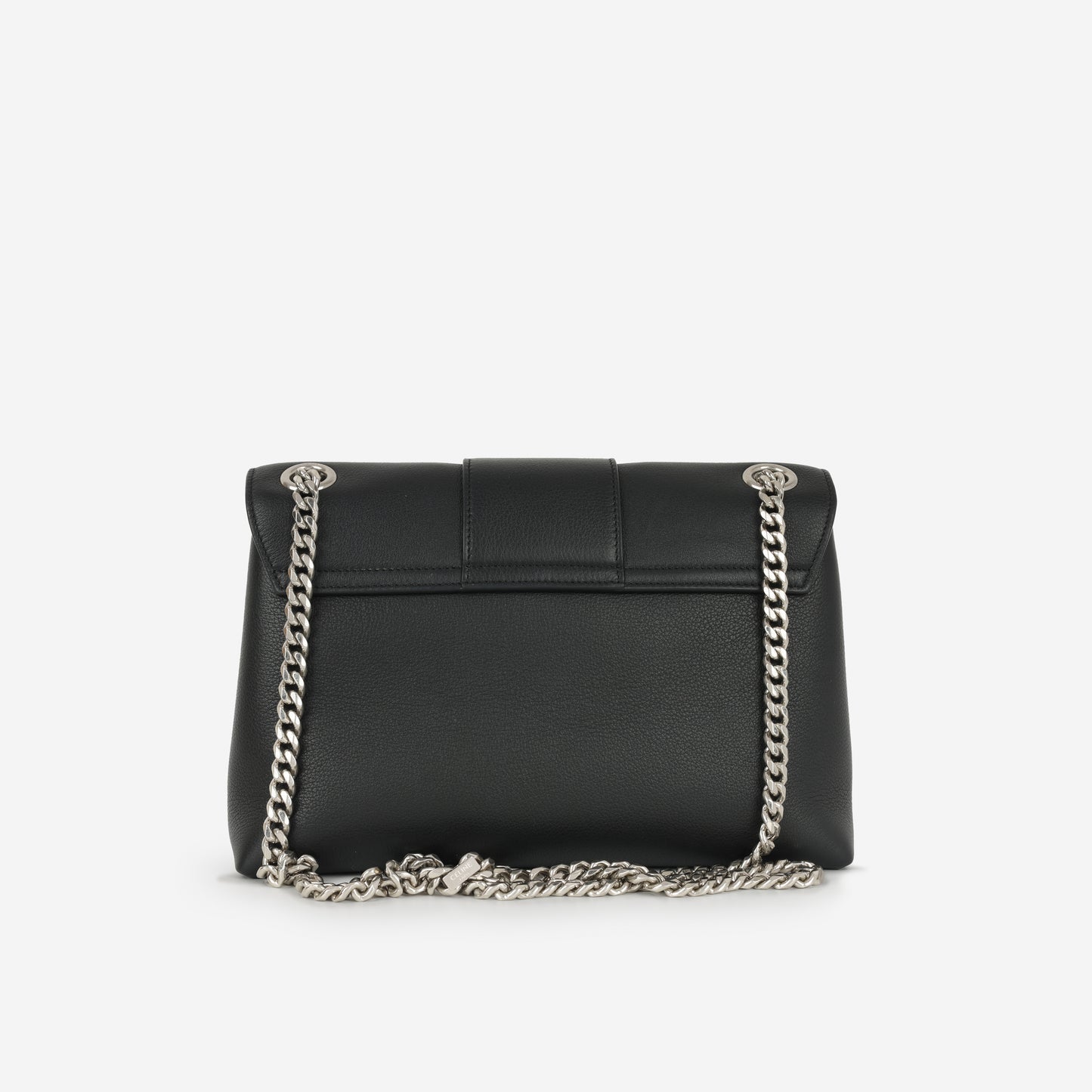 Celine - Medium Victoire Bag - Black Calfskin SHW -