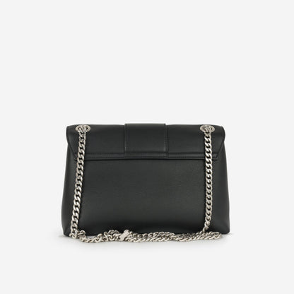 Celine - Medium Victoire Bag - Black Calfskin SHW -