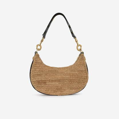 Celine - Medium Ava Bag - Ecru Raffia GHW -