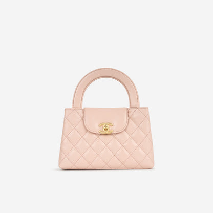 Chanel Small Kelly Re-Edition Light Pink Calfskin GHW