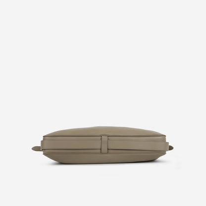 Celine - Large Romy Shoulder Bag - Greige Calfskin GHW -