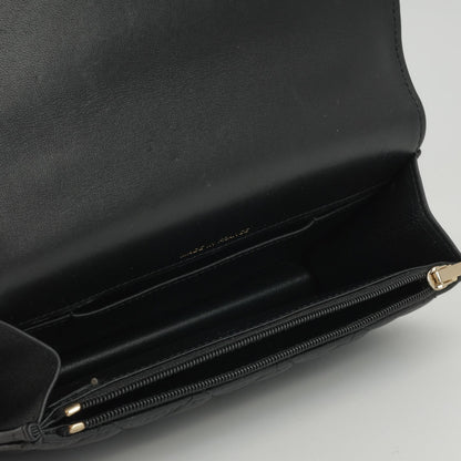Chanel - Top Handle Phone Holder - Black Lambskin CGHW -