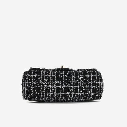 Chanel Top Handle Mini Flap - Mixed Tweed
