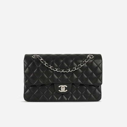 Chanel - Medium Classic Flap - Black Lambskin SHW - 2011 -