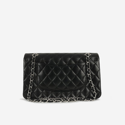 Chanel - Medium Classic Flap - Black Lambskin SHW - 2011 -