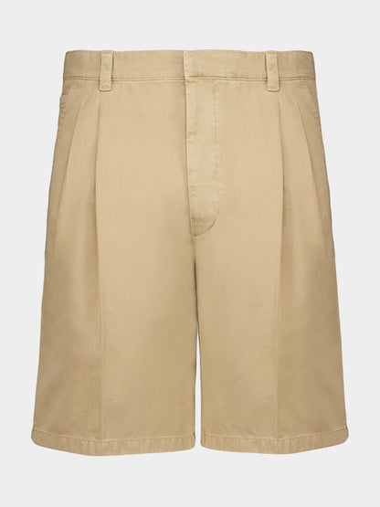 Cord Cotton Bermuda Shorts