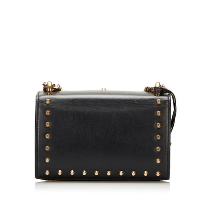 Gucci Pearl Studded Padlock Crossbody Bag