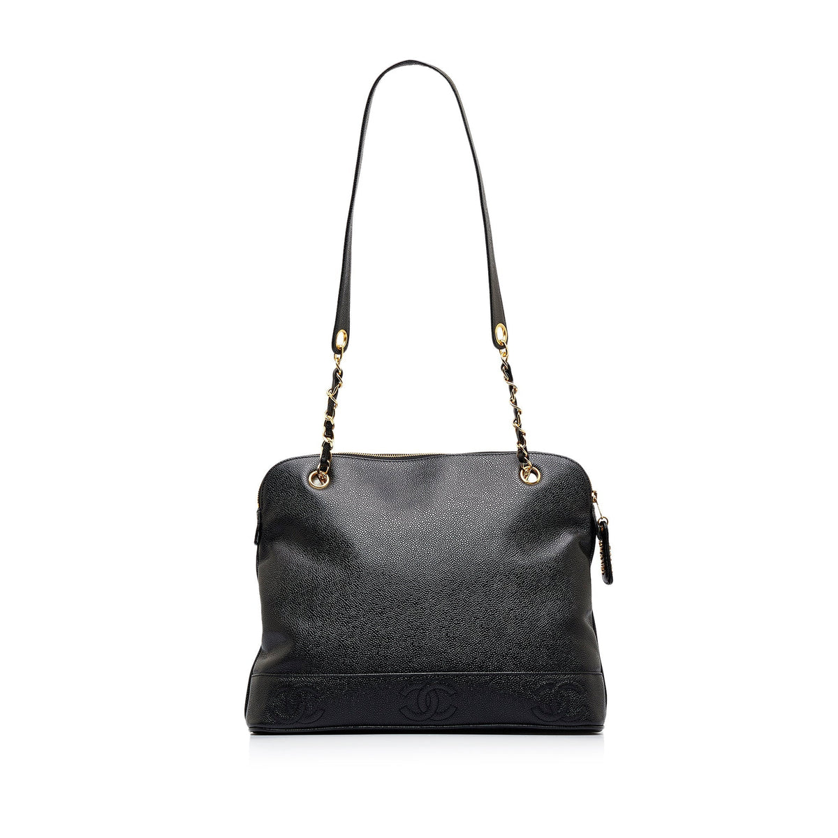 CHANEL Triple CC Caviar Shoulder Bag