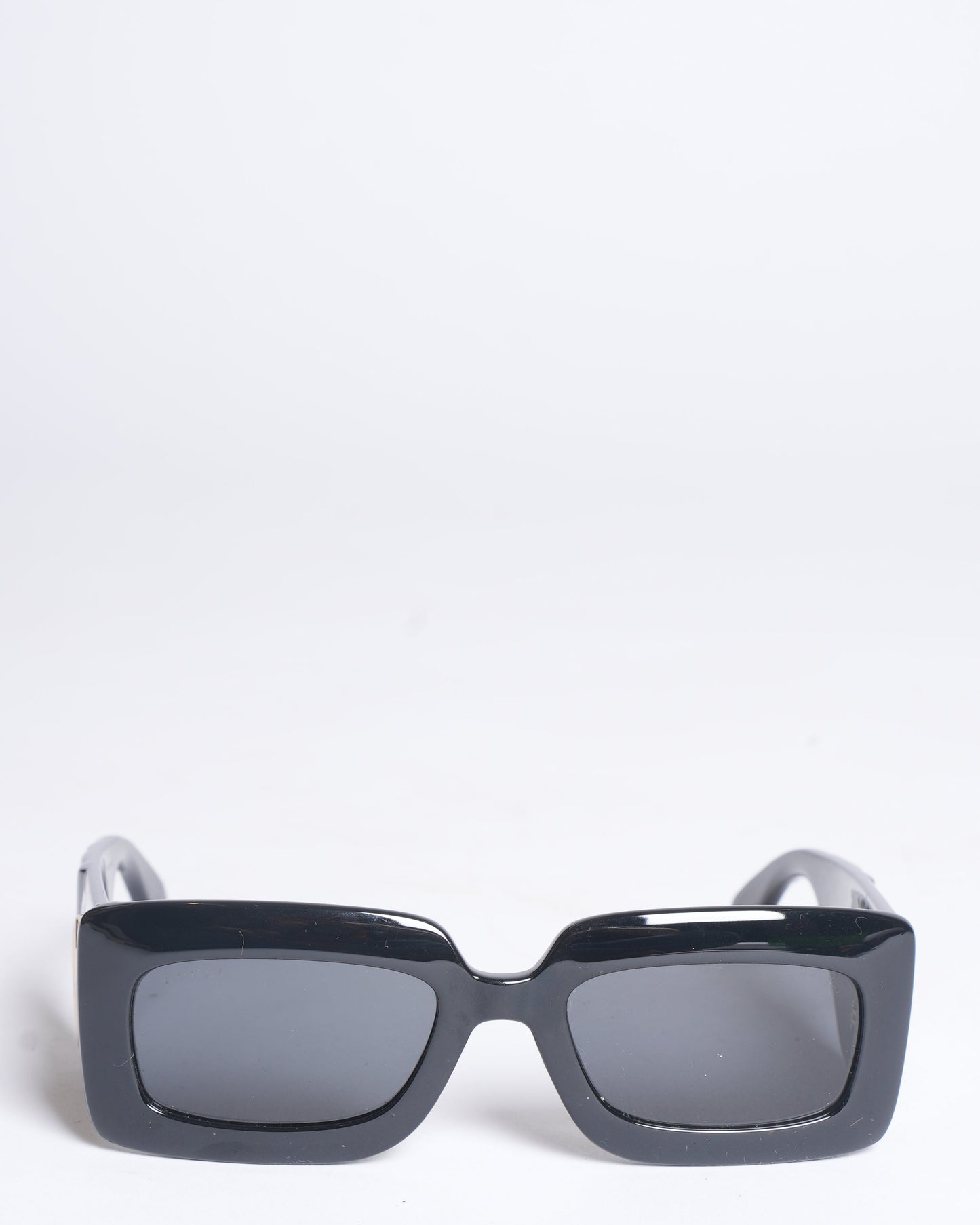 Gucci Rectangular Shades In Black