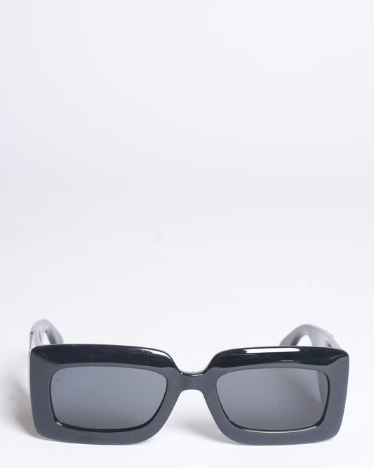 Gucci Rectangular Shades In Black