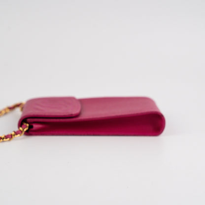 Chanel Vintage Vertical Caviar Pink Crossbody