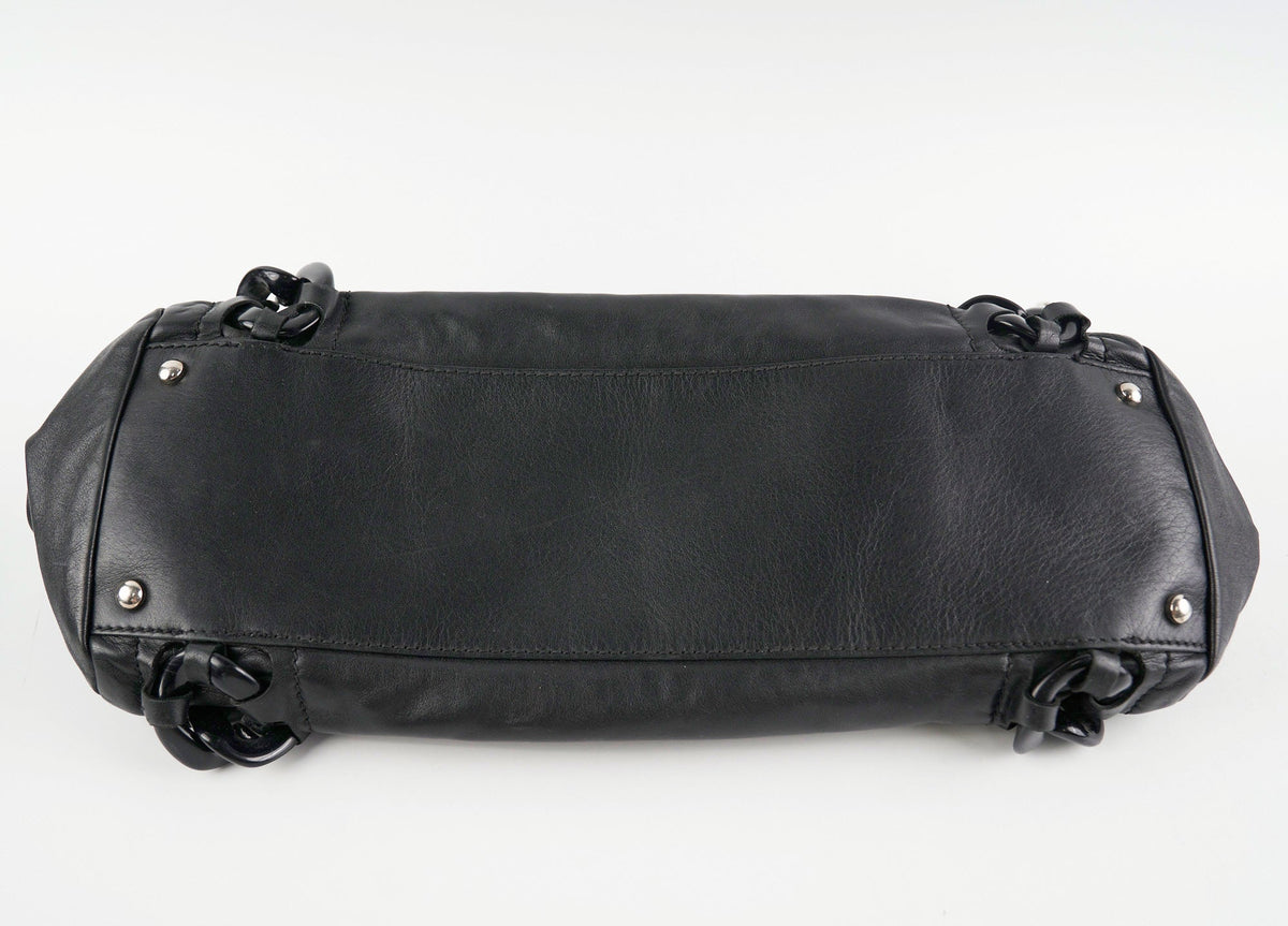 Chanel Resin Modern Chain Tote Black