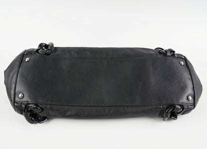 Chanel Resin Modern Chain Tote Black