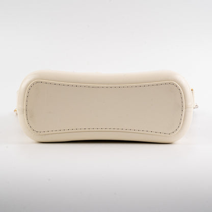 ITEM 29 - Chanel Small Gabrielle Stripe Tweed Beige Cream