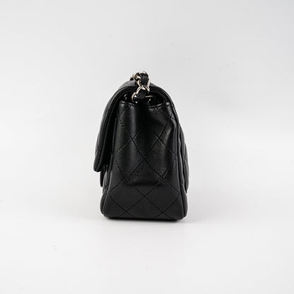 Chanel Square Mini Lambskin Black Bag
