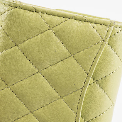 Chanel Compact Wallet Green