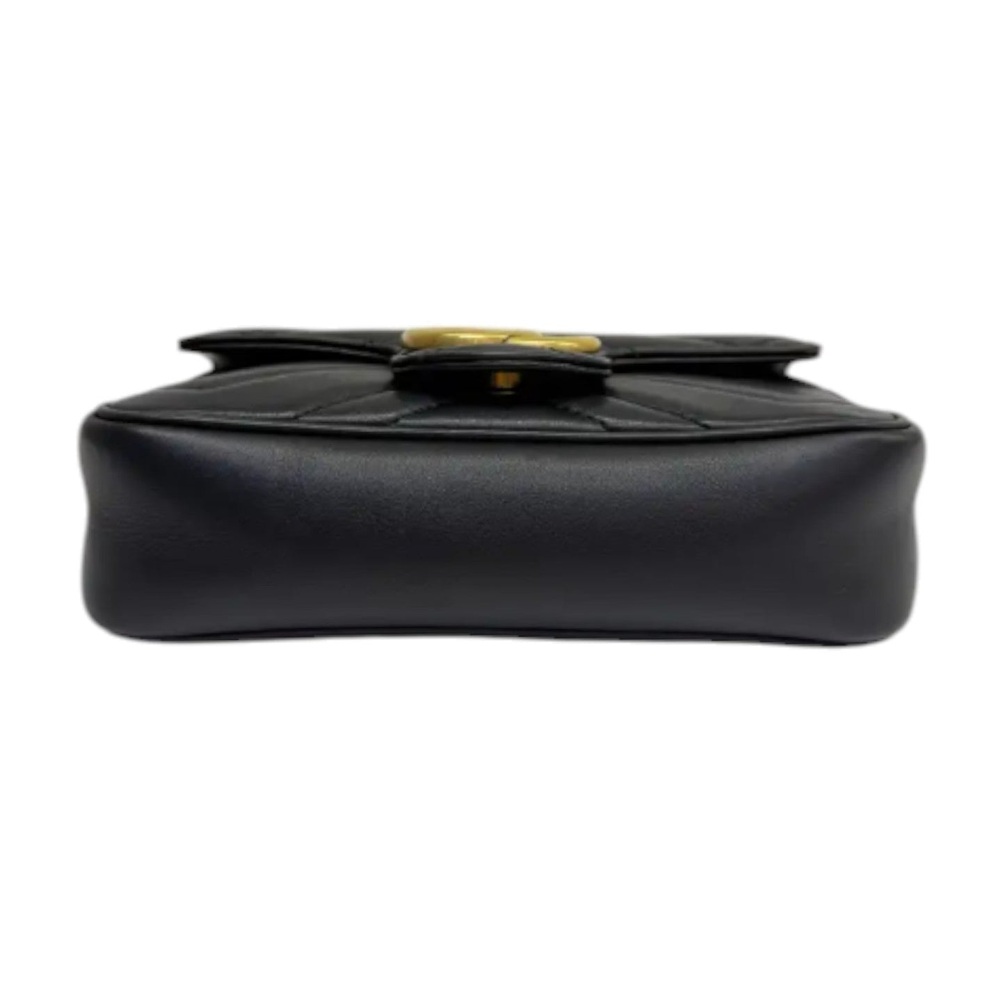Gucci GG Marmont Super Mini Calfskin Matelasse Black GHW