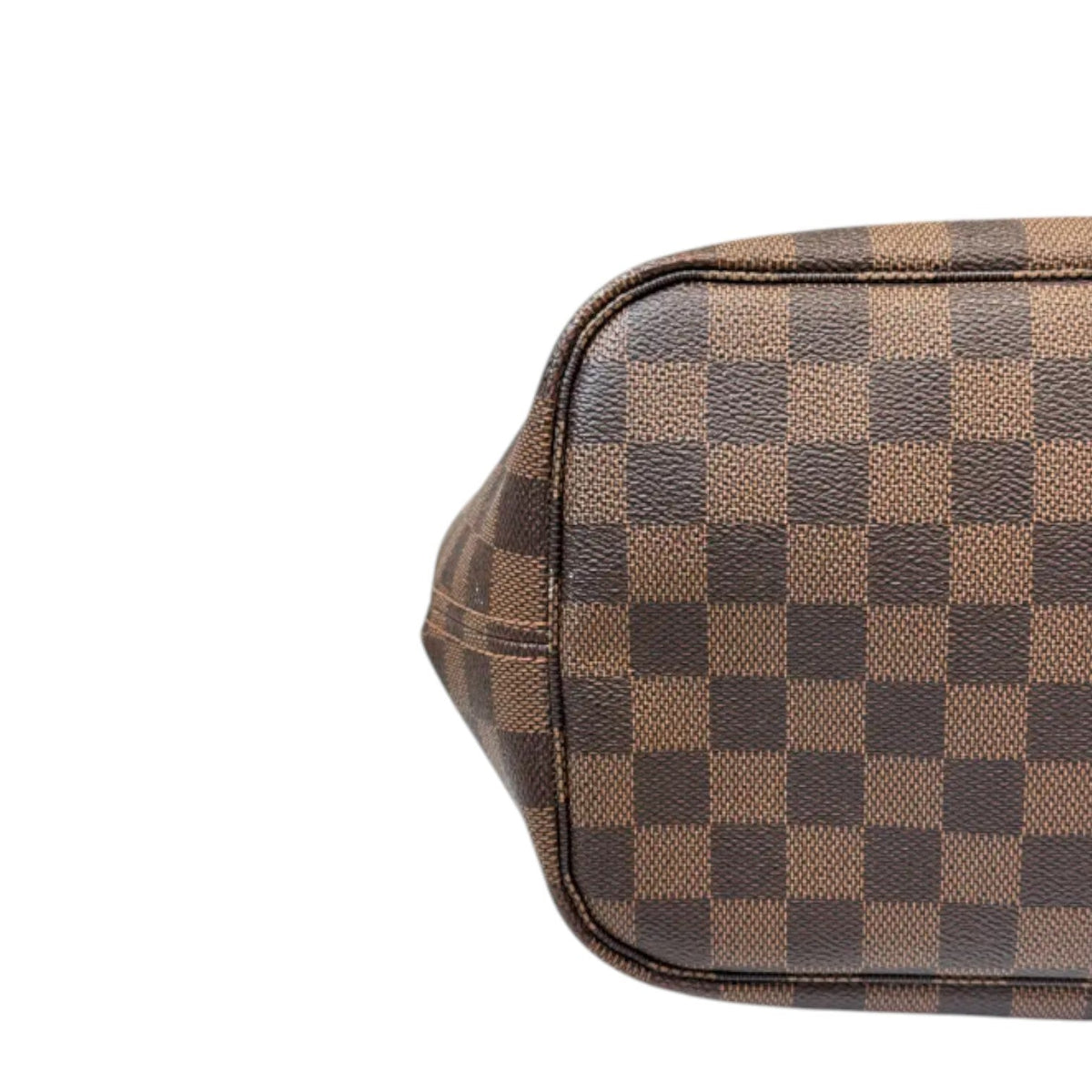 Louis-Vuitton Neverfull MM Damier Ebene Brown GHW