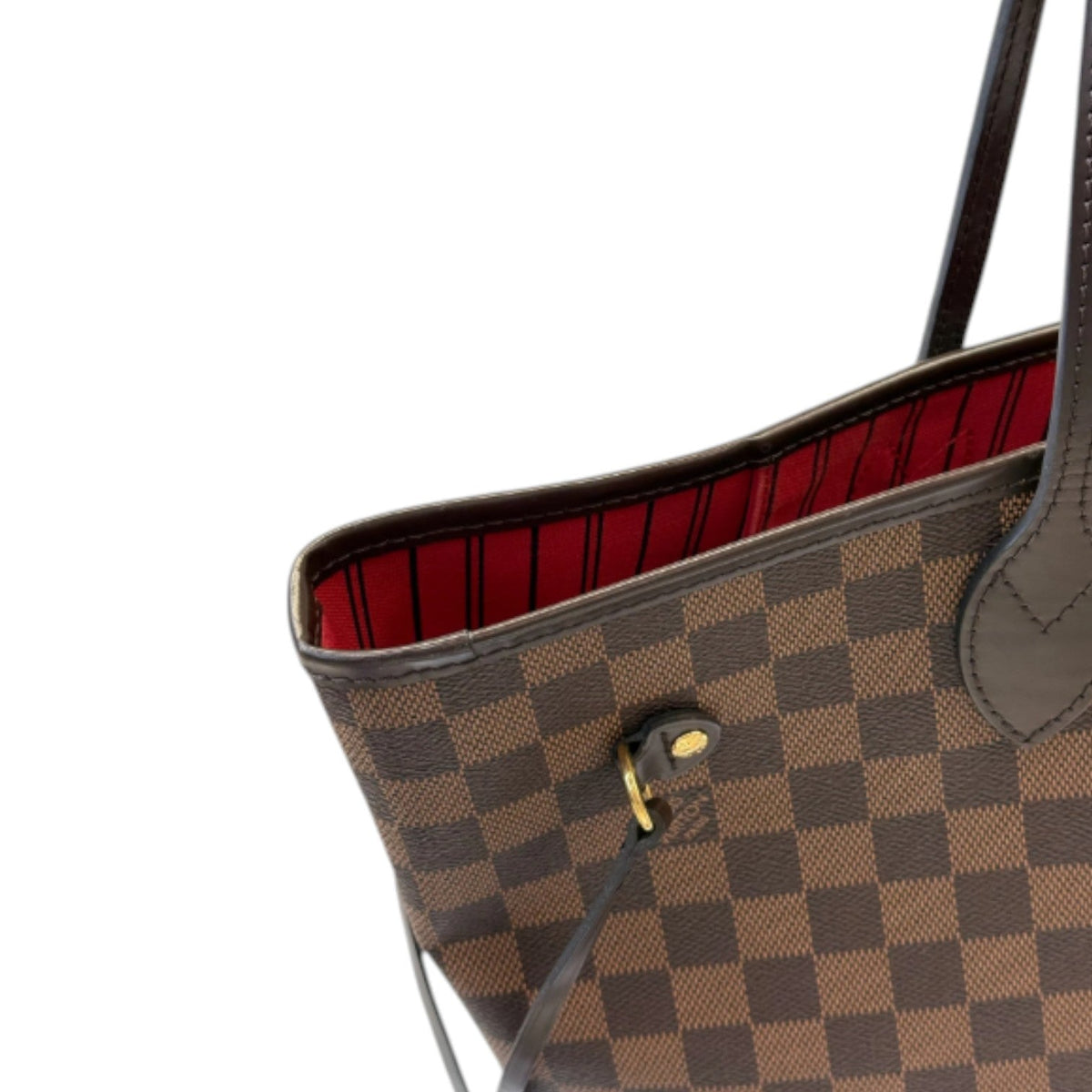 Louis-Vuitton Neverfull MM Damier Ebene Brown GHW
