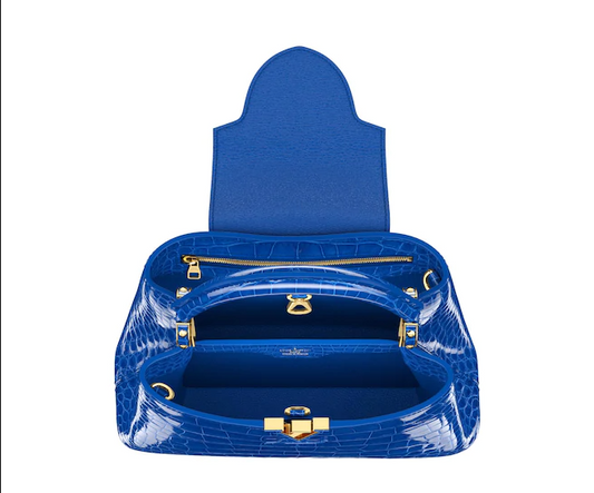 Louis Vuitton Capucines BB Crocodilien Brillant Ocean Blue