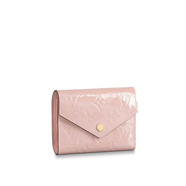 Louis Vuitton Victorie Wallet Monogram Vernis Leather Rose Ballerine