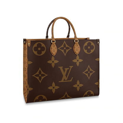 Louis Vuitton Onthego Monogram Canvas &amp; Monogram Reverse Canvas GM