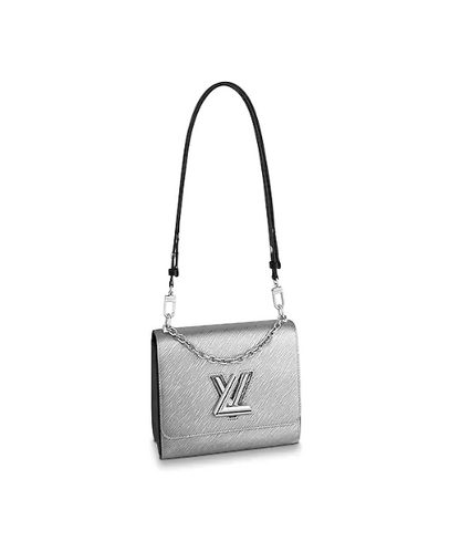 Louis Vuitton Twist MM Argento SiLouis Vuittoner