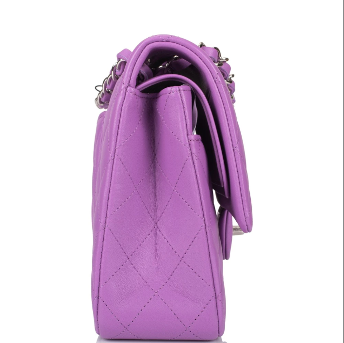 Chanel Medium Classic HandBag Purple