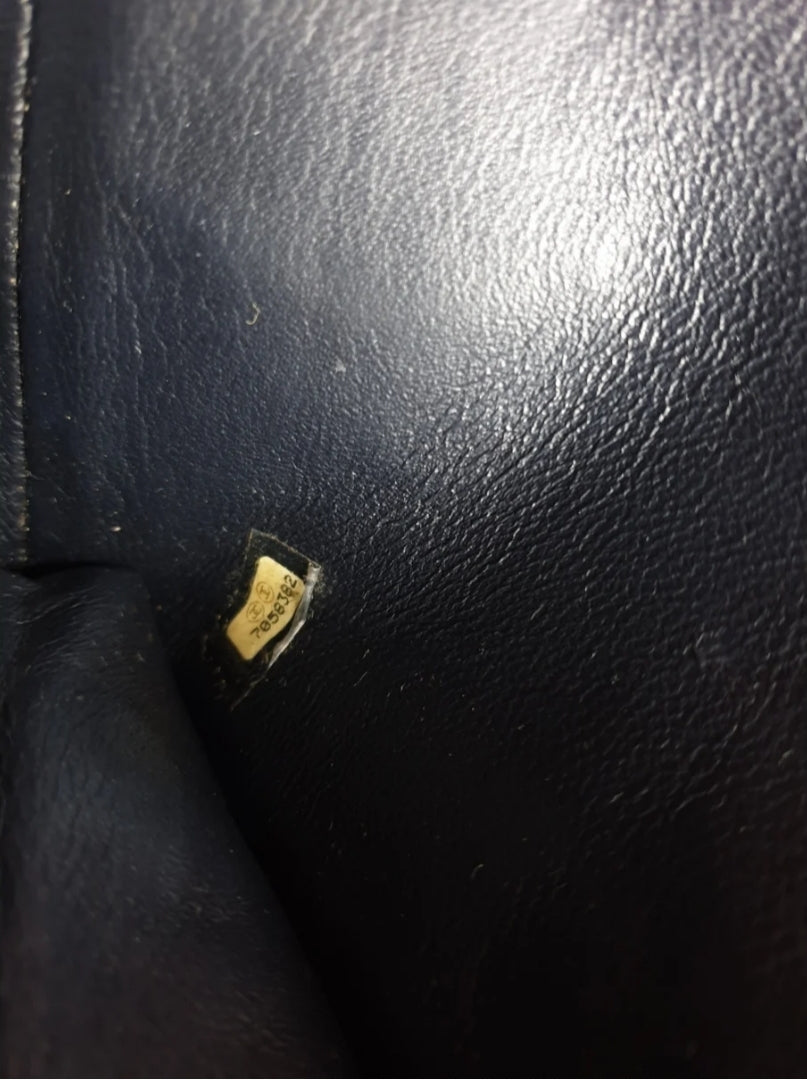 CHANEL east west chocolate bar shoulder bag