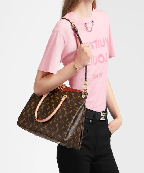 Louis Vuitton pallas bag monogram canvas cherry