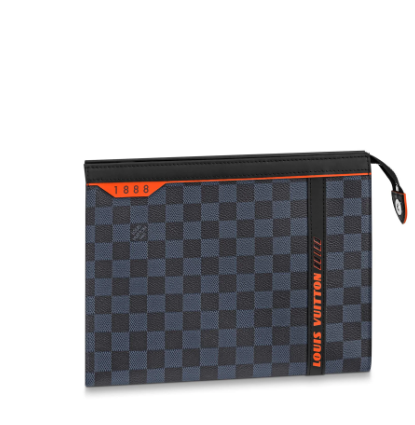 LV Pochette Voyage MM Damier Cobalt Canvas