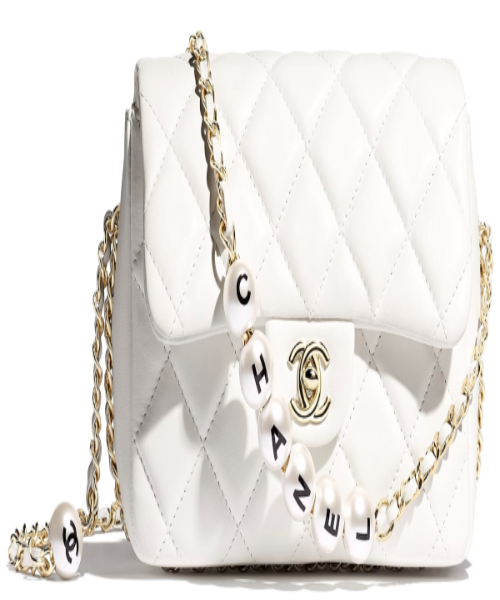 Chanel Wallet On Chain – WOC Classic Caviar Gold-Toned Metal White