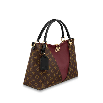 Louis Vuitton V Tote MM Monogram Bordeaux