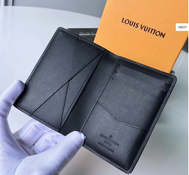 Louis Vuitton Pocket Organizer Dark Infinity Leather