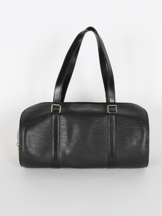 Louis Vuitton Soufflot Bag Black Epi Leather Noir