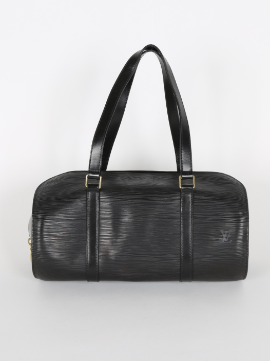 LV Soufflot Bag Black Epi Leather Noir
