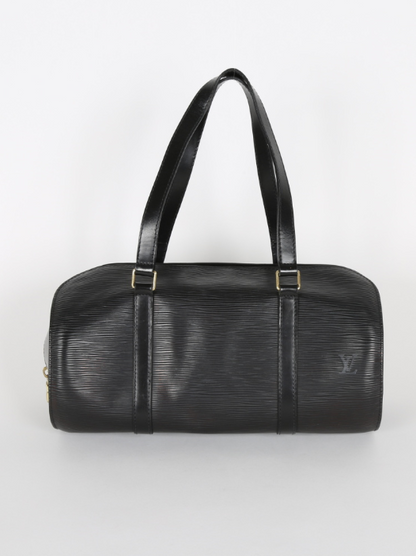 LV Soufflot Bag Black Epi Leather Noir